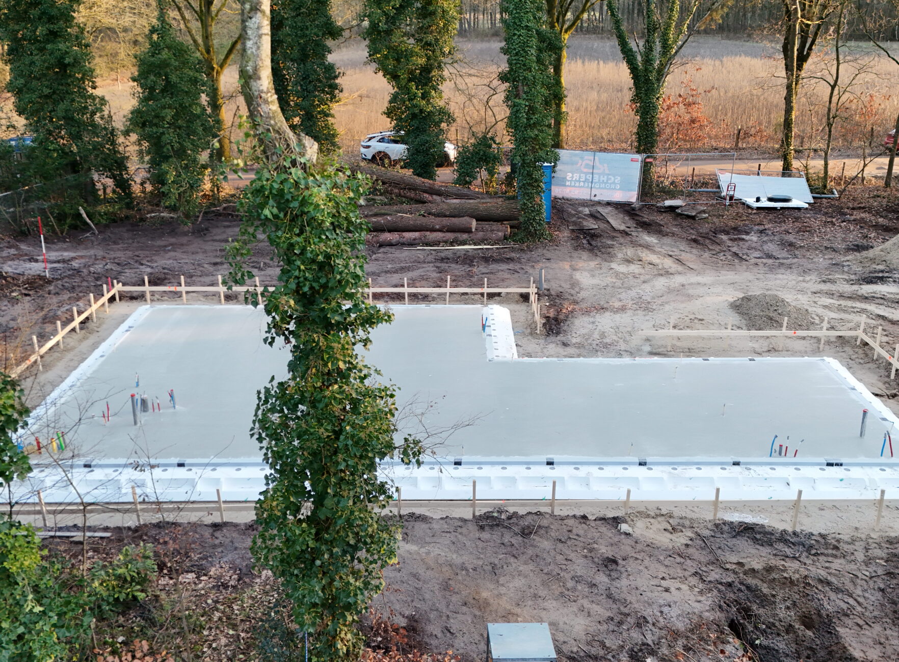 Fundering Hectar vakantiewoning Weert 3