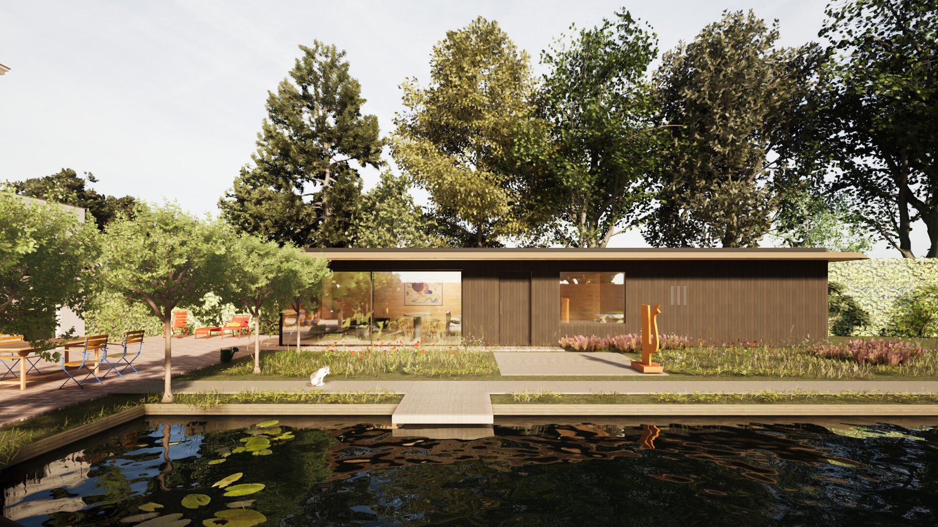 Visualisatie Tuinpaviljoen Utrecht